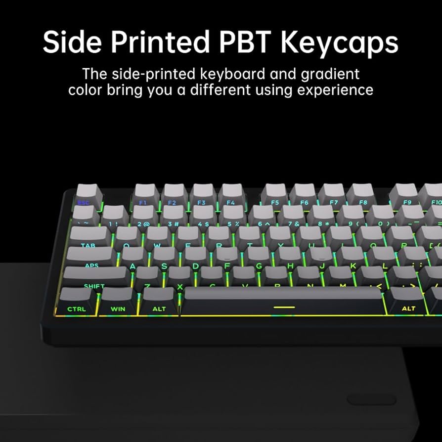 MKS♡ DeLUX KM87 Pro Wireless Mechanical Gaming Keyboard, 80